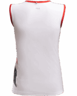 Ženska športna majica brez rokavov FILA ARISA bela - slika 2