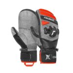 Smučarske rokavice WORLDCUP WARRIOR TEAM MITTEN črna/srebrna/fluo rdeča - slika 7