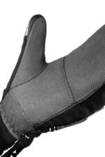 Smučarske rokavice WORLDCUP WARRIOR TEAM MITTEN črna/srebrna/fluo rdeča - slika 3