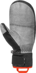 Smučarske rokavice WORLDCUP WARRIOR TEAM MITTEN črna/srebrna/fluo rdeča - slika 2