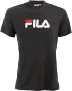 Moška majica s kratkimi rokavi FILA temno siva