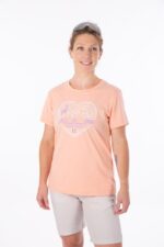 Majica ženska AULP ROSSI peach - slika 2