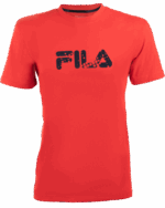 Moška majica s kratkimi rokavi FILA LOGO rdeča